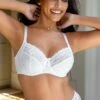 Rebel Underwired Side Support Bra - White
