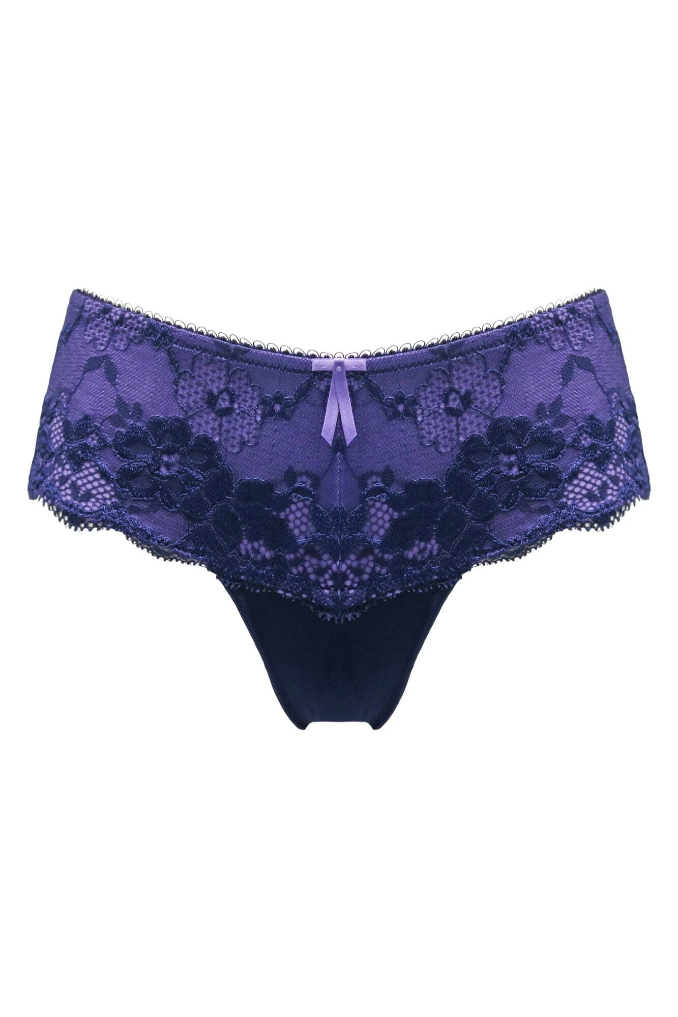 Amour Shorty - Navy/Lavender 4 Amour Shorty - Navy/Lavender - Image 4