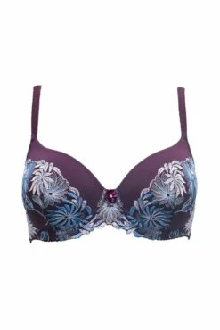 St Tropez Padded Balcony Bra - Purple/Blue -POUR MOI Sales 321698 20230904095300