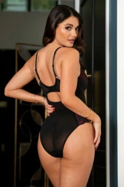 Amour Underwired Body - Black/Scarlet -POUR MOI Sales 321831 20230830165000
